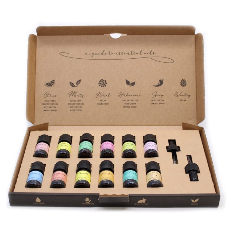 Coffret d'huiles essentielles d'aromathérapie - Le Top 12 – Image 2